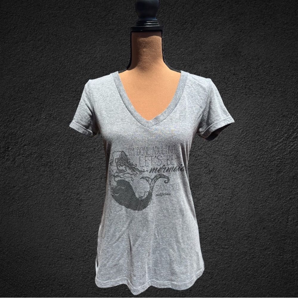 Let's Be Mermaids V-neck Tee